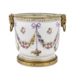 SMALL PORCELAIN CACHEPOT SEVRES 20th CENTURY