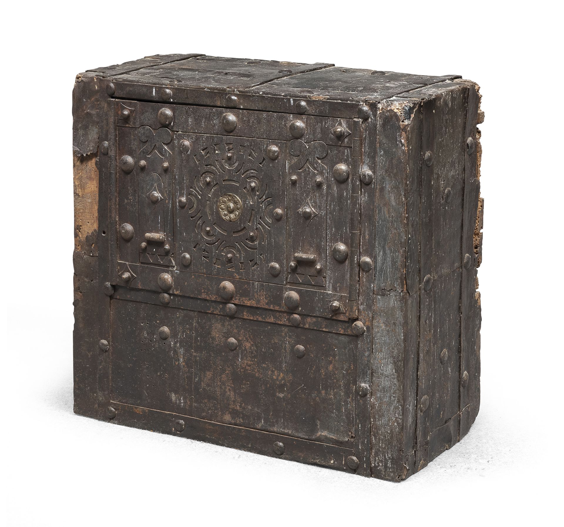 WROUGHT IRON SAFE 17th CENTURY - Image 2 of 2