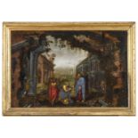 OIL PAINTING BY FLEMISH PAINTER ACTIVE IN VENETO LATE 16TH CENTURY