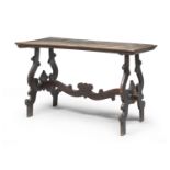 LYRA TABLE IN WALNUT CENTRAL ITALY 18th CENTURY