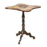 SMALL PAINTED WOODEN TABLE 19th CENTURY