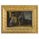 PAIR OF FLEMISH OIL PAINTINGS 19TH CENTURY