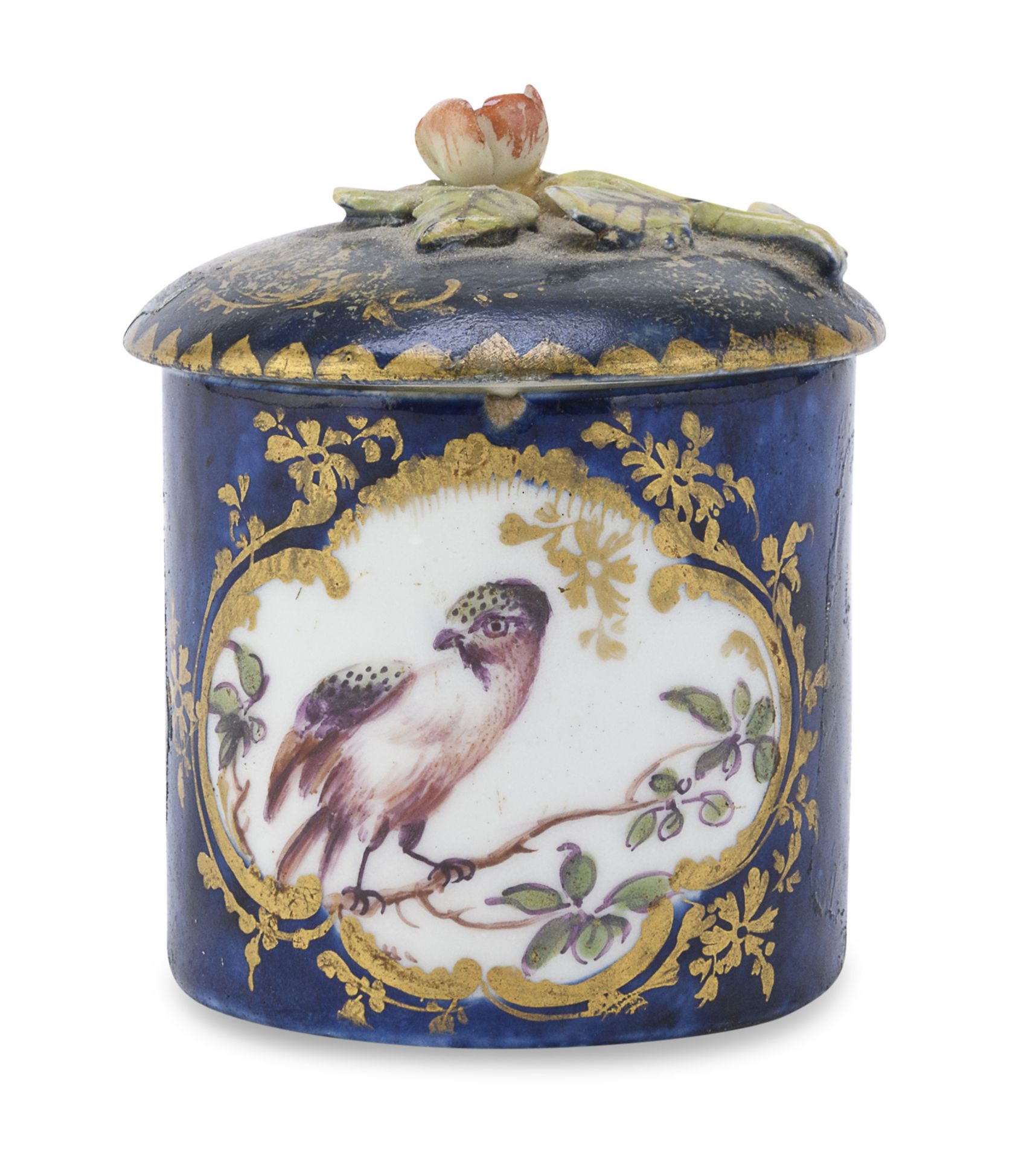 SMALL PORCELAIN CASE FRANCE 18th CENTURY