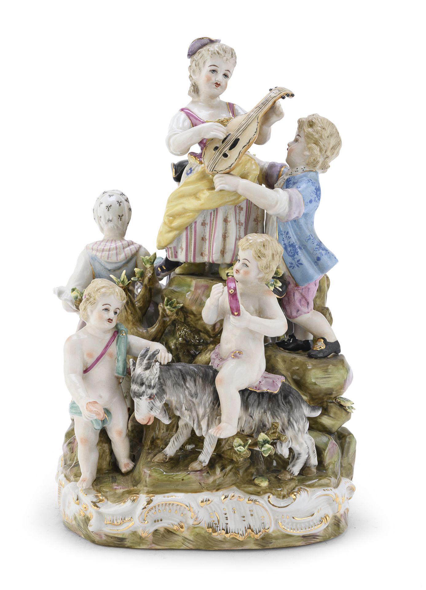 GROUP IN PORCELAIN PROBABLY GERMANY EARLY 20TH CENTURY