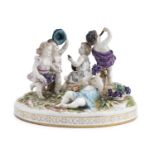 PORCELAIN GROUP PROBABLY SEVRES EARLY 20TH CENTURY