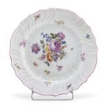 PORCELAIN SERVING PLATE SEVRES ROYAL 19TH CENTURY