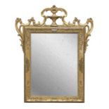 GILTWOOD MIRROR LATE 19th CENTURY