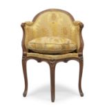 WALNUT ARMCHAIR FRANCE 18th CENTURY