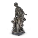 ITALIAN PEWTER SCULPTURE 19TH CENTURY