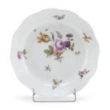 PORCELAIN SERVING PLATE MEISSEN EARLY 19th CENTURY
