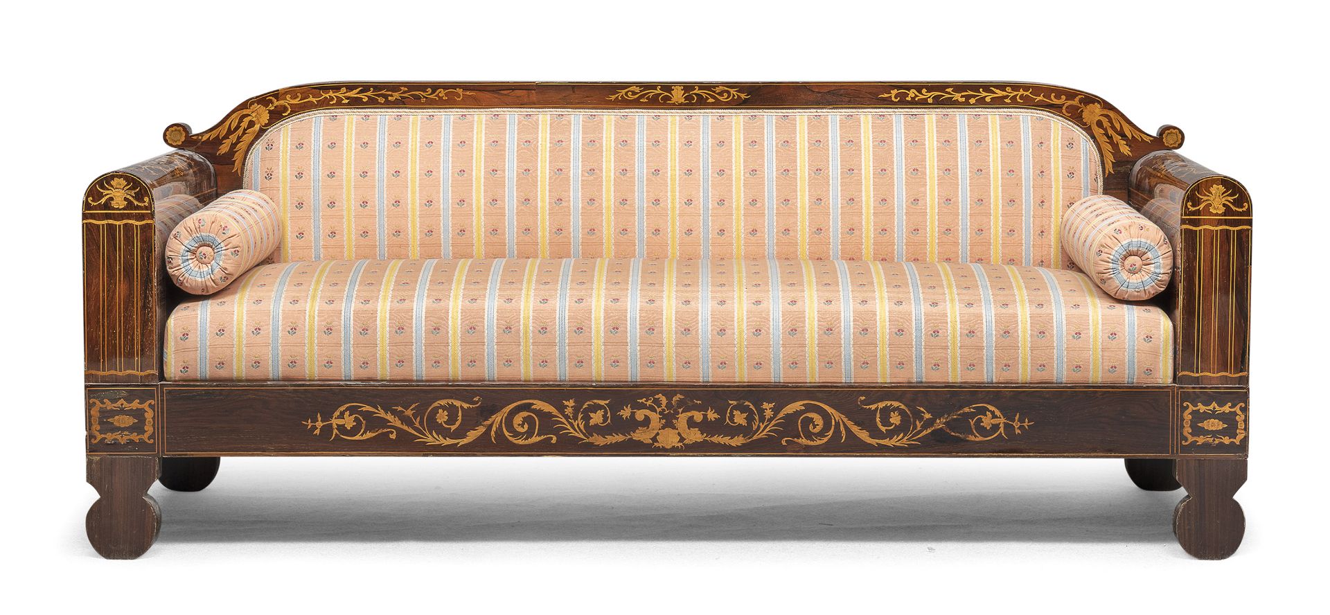 NICE INLAID SOFA CENTRAL ITALY CARLO X PERIOD