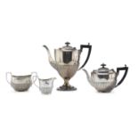 SILVER-PLATED TEA SET UK EARLY 20TH CENTURY