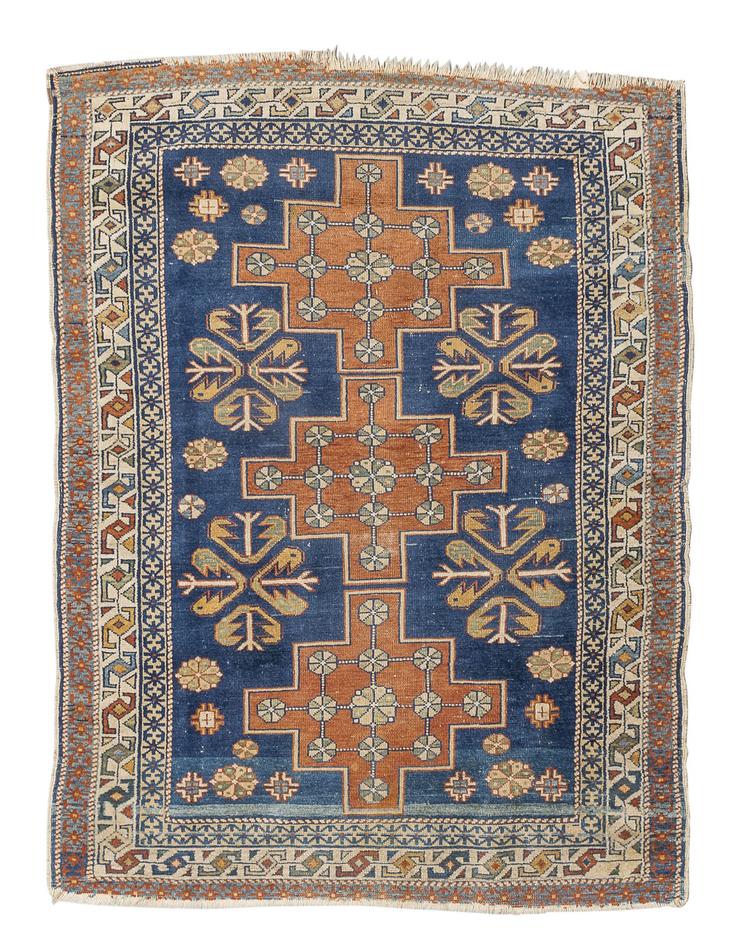 CAUCASIAN MOGAN RUG EARLY 20TH CENTURY