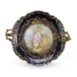 CENTERPIECE IN PORCELAIN AND BRONZE SEVRES LATE 19th CENTURY