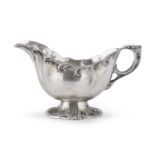 SILVER SAUCEBOAT KINGDOM OF ITALY LATE 19TH EARLY 20TH CENTURY