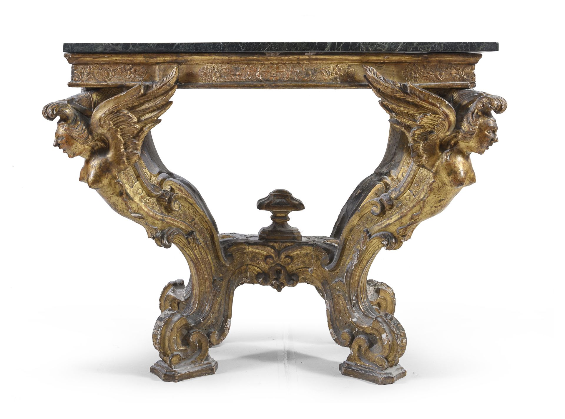 BEAUTIFUL CONSOLE IN GILTWOOD PROBABLY ROME LOUIS XIV PERIOD - Image 2 of 2