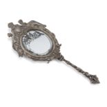 SMALL SILVER HAND MIRROR EARLY 20TH CENTURY