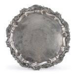 SILVER SALVER SHEFFIELD 1900