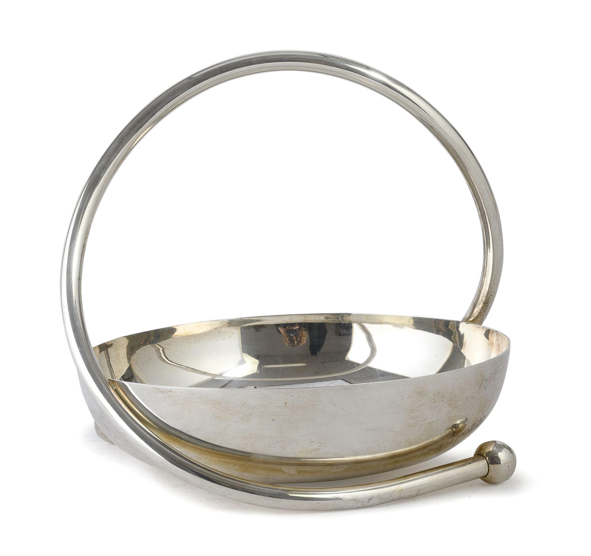 SILVER-PLATED CENTERPIECE BY GUIDO NIEST 1980s