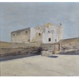 OIL PAINTING SAN PIETRO D'ISCHIA BY GUIDO CASCIARO 1930