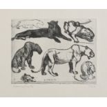 FIVE ENGRAVINGS BY VENANZO CROCETTI 1947