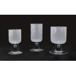 THREE GLASSES VENINI 1970s