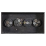 ASSEMBLAGE OF COINS BY ALBERTO PARRES 1989