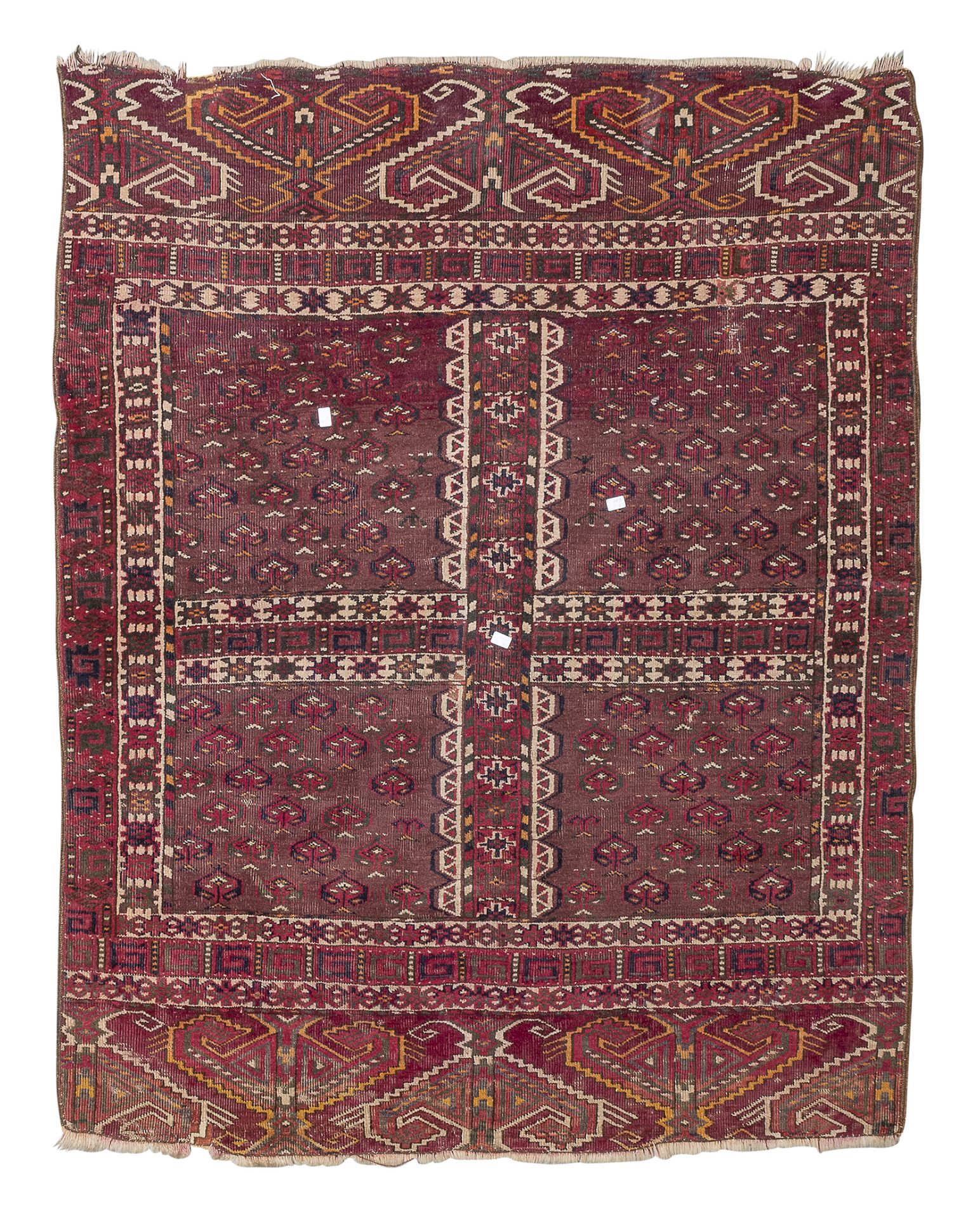 TURCOMAN CHODOR CARPET LATE 19th CENTURY