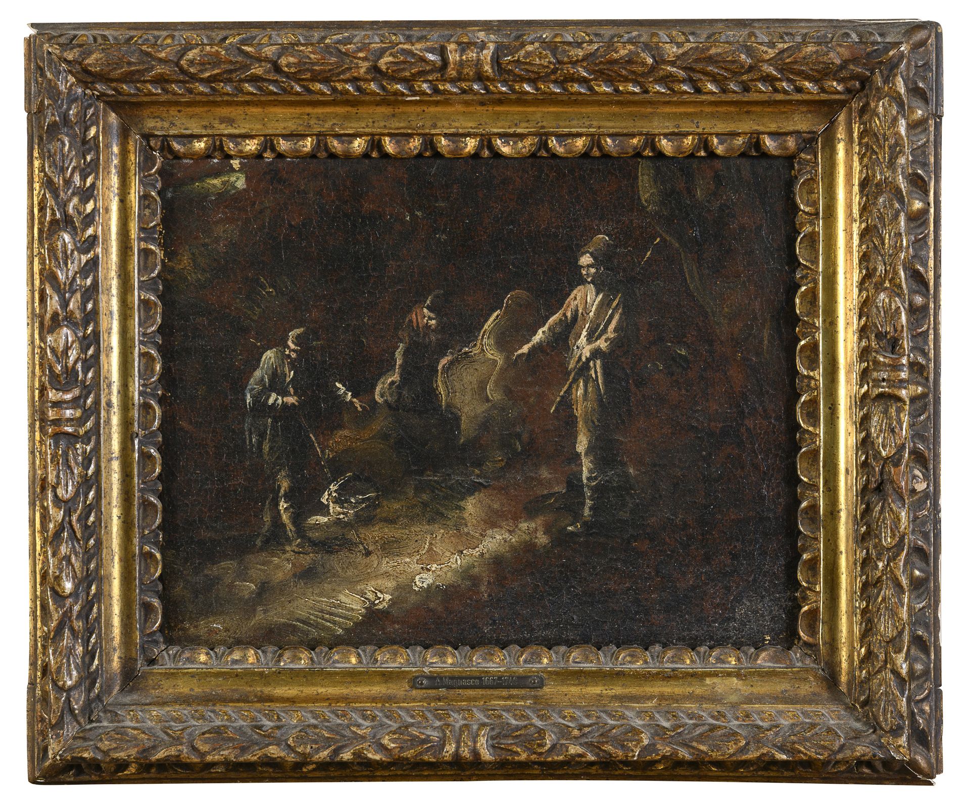 GENOESE OIL PAINTING 17TH CENTURY