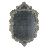 SILVER-PLATED MIRROR NORTHERN ITALY