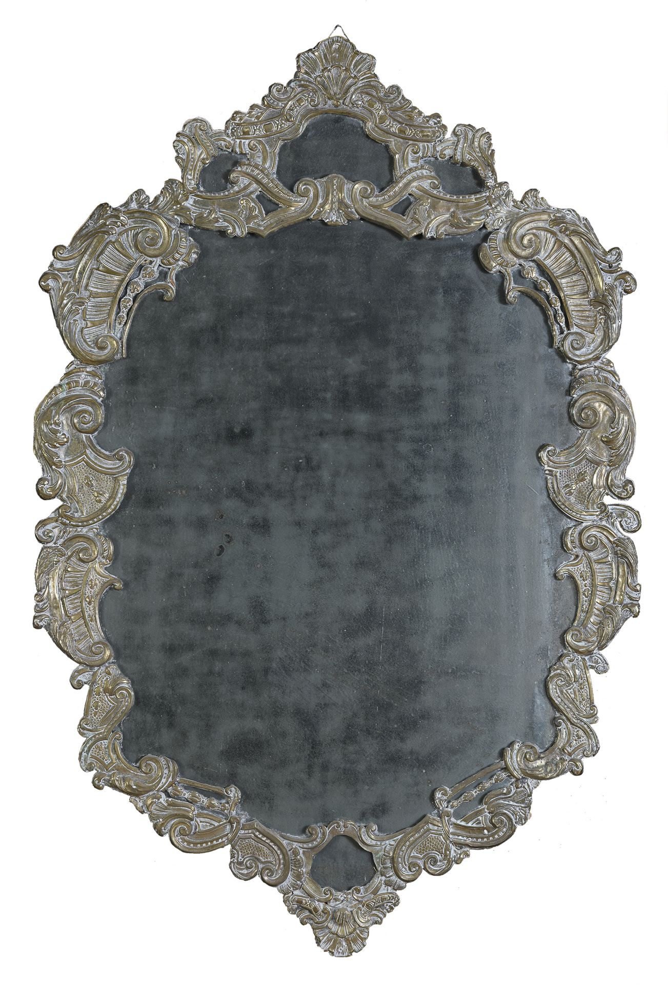 SILVER-PLATED MIRROR NORTHERN ITALY