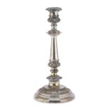 SILVER-PLATED CANDLESTICK EARLY 20TH CENTURY