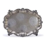 SILVER TRAY EARLY 20TH CENTURY