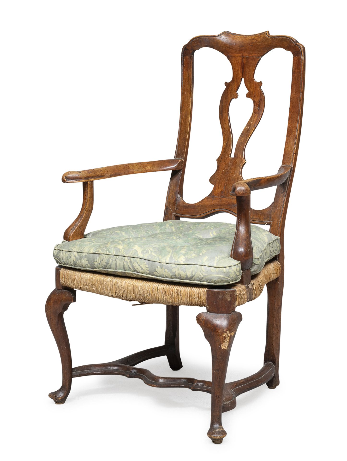 WALNUT ARMCHAIR VENICE 18th CENTURY