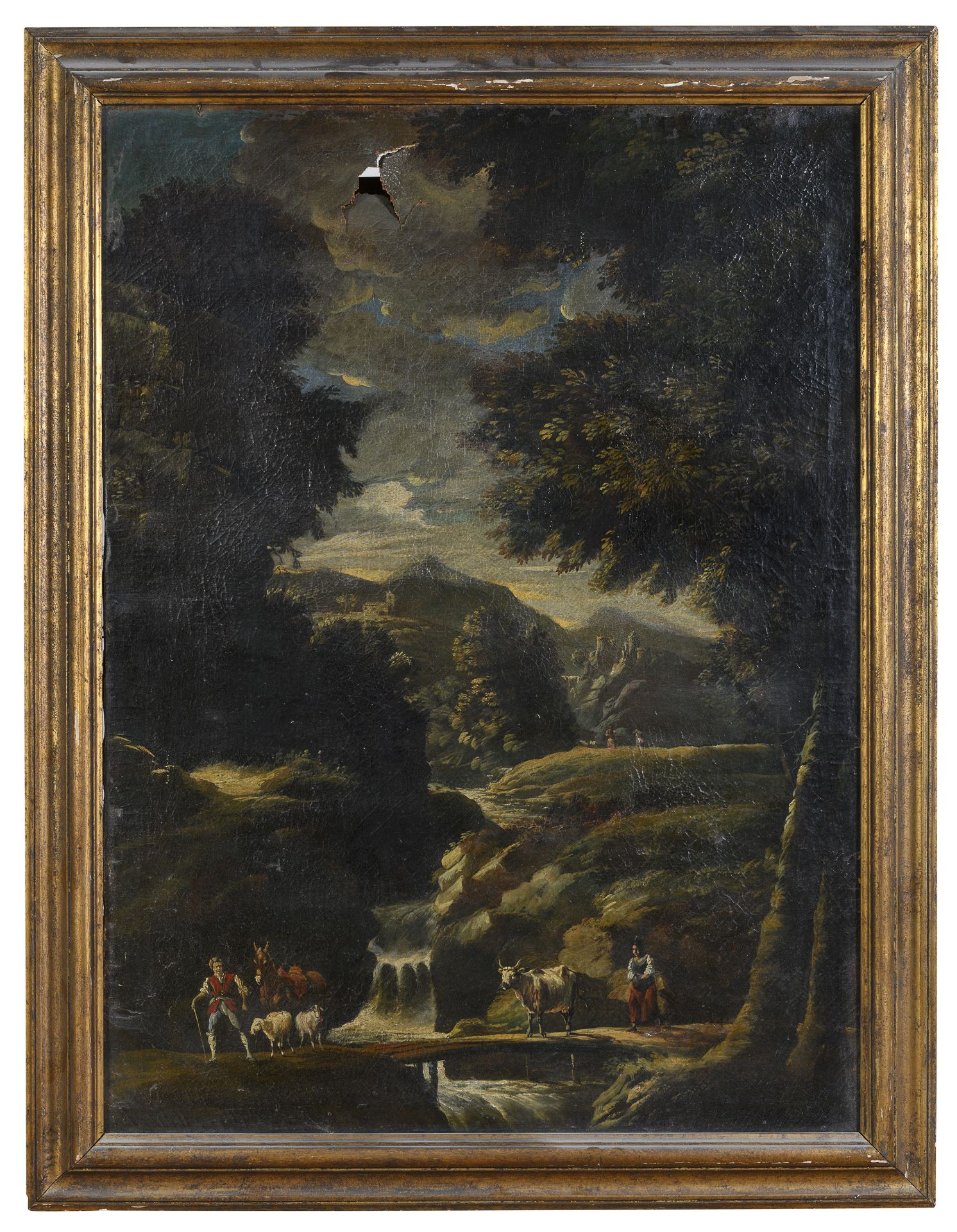 OIL LANDSCAPE 18TH CENTURY