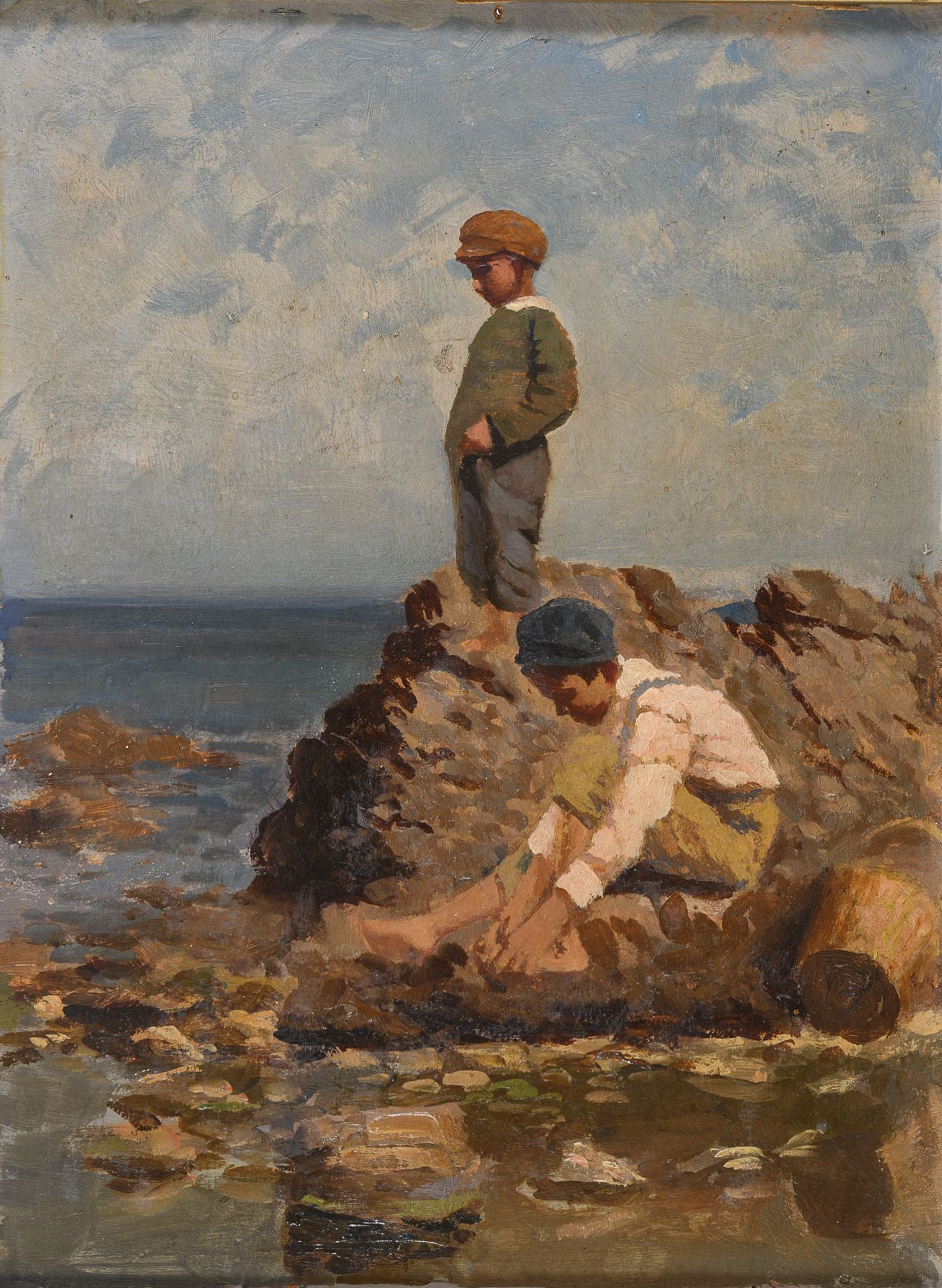 ITALIAN OIL PAINTING LATE 19TH CENTURY