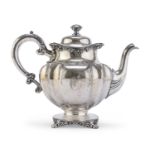 SILVER-PLATED TEAPOT EARLY 20TH CENTURY