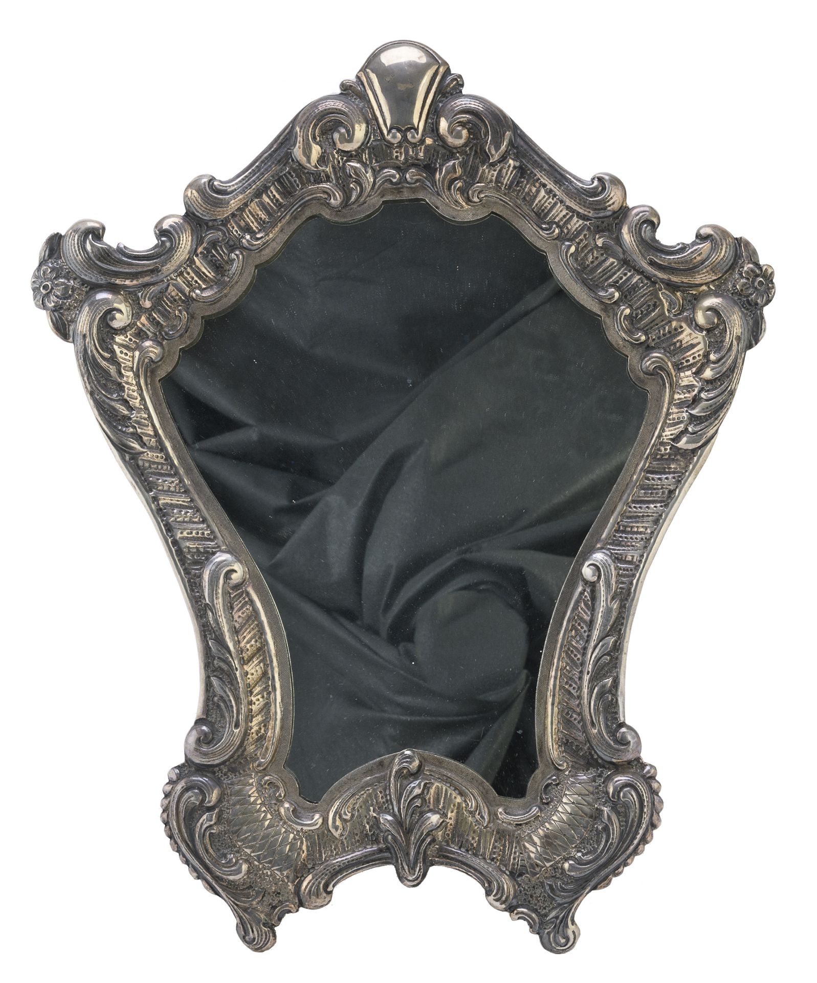SILVER TABLE MIRROR ITALY EARLY 20TH CENTURY