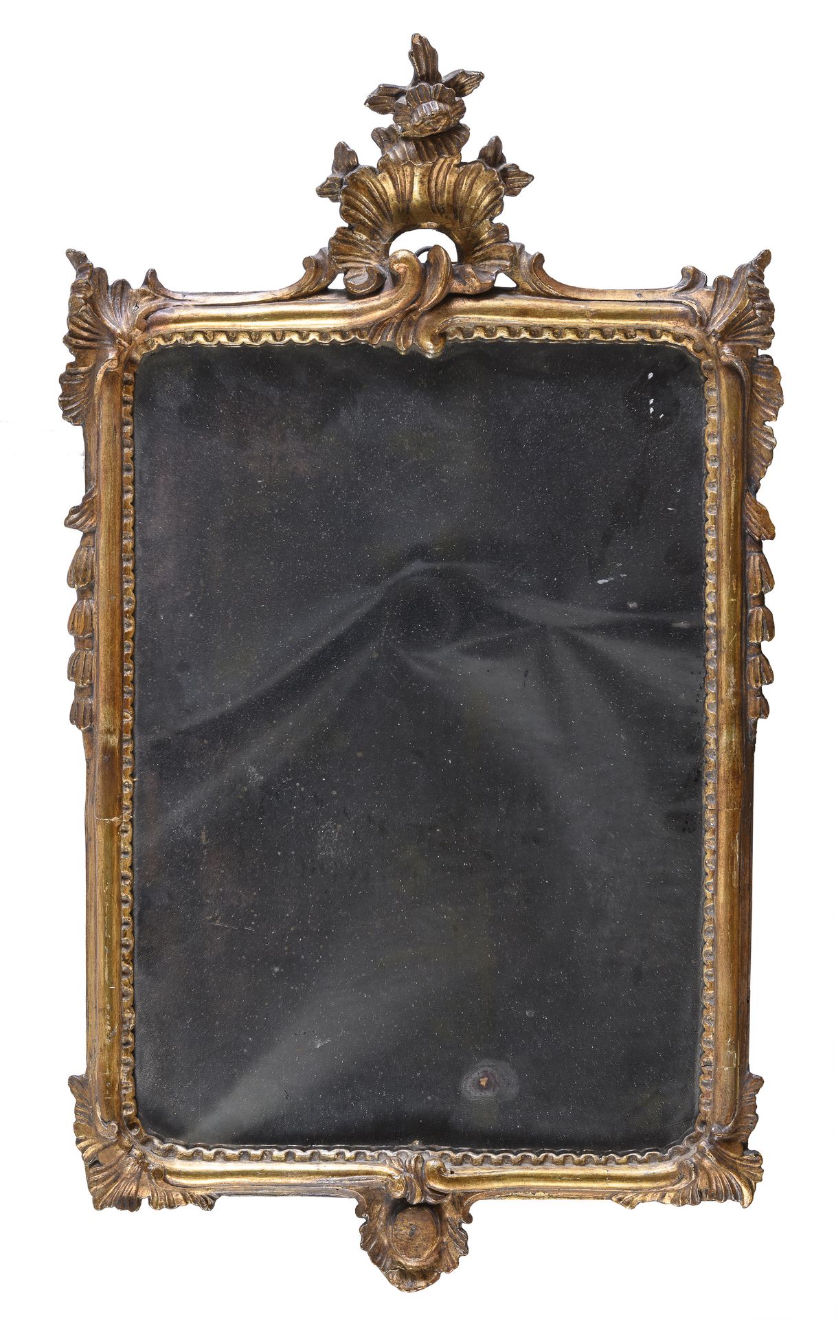 GILTWOOD MIRROR PROBABLY NAPLES 18TH CENTURY