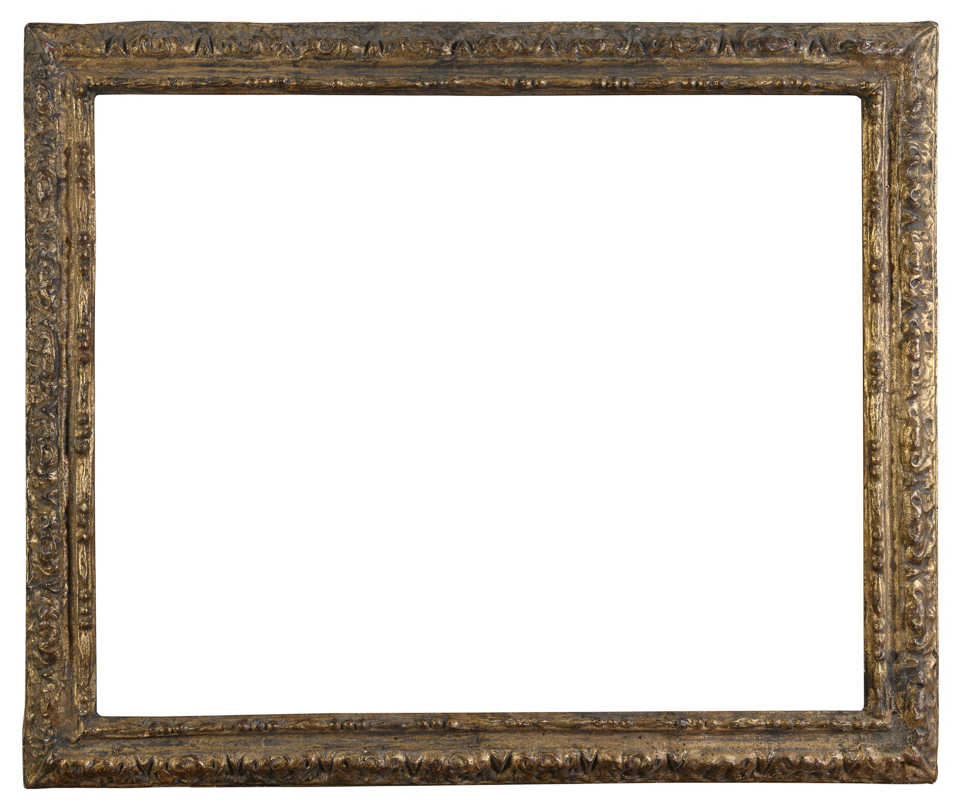 GILDED PAPER MACHE FRAME 19TH CENTURY