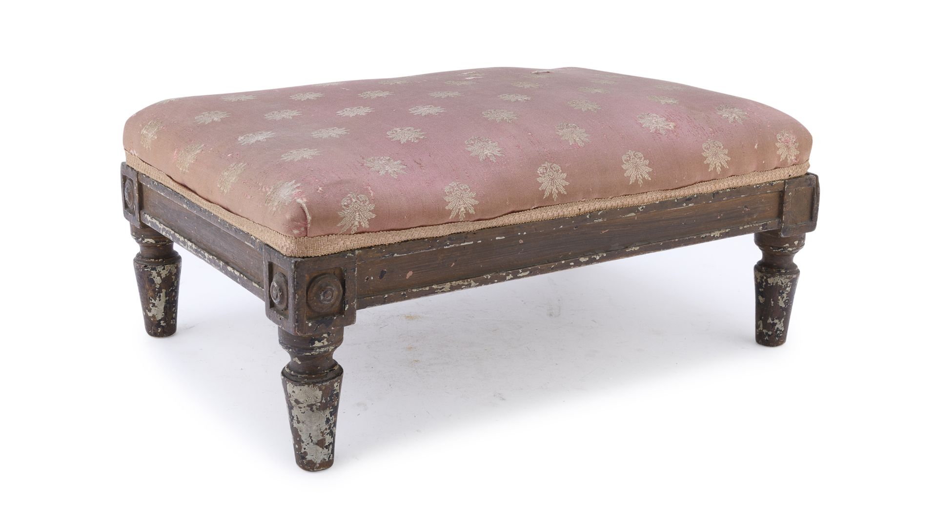 FOOTREST IN LACQUERED WOOD LATE 18TH CENTURY