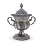 SILVER SUGAR BOWL NAPLES MID 19th CENTURY