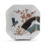 A PORCELAIN ENEMELED DISH JAPAN 20TH CENTURY