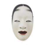 A NOH THEATER MASK JAPAN 1920/1940. DEPICTING ZO-ONNA