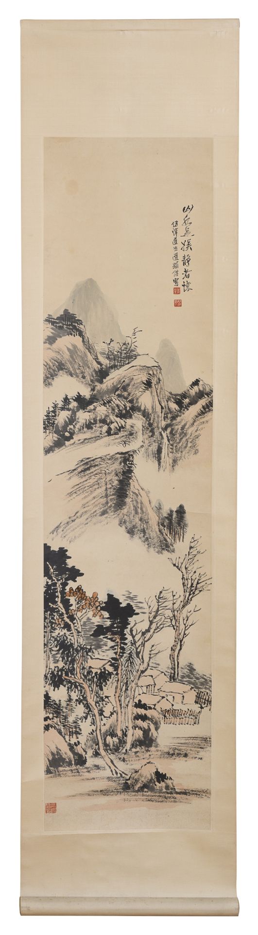 MENG SHOUZHI (China 1868 - 1937). FOUR SEASONS. FOUR MIXED MEDIA ON PAPER - Image 2 of 4