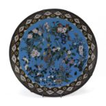 A LARGE CLOISONNÈ ENAMEL DISH JAPAN LATE19TH EARLY 20TH CENTURY