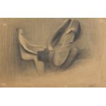 CHARCOAL AND PENCIL BY DOMENICO RAMBELLI 1955
