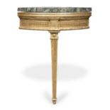 CORNER CONSOLE IN GILTWOOD LATE 18th CENTURY