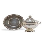 SILVER TUREEN AND PLATE VICENZA POST 1968