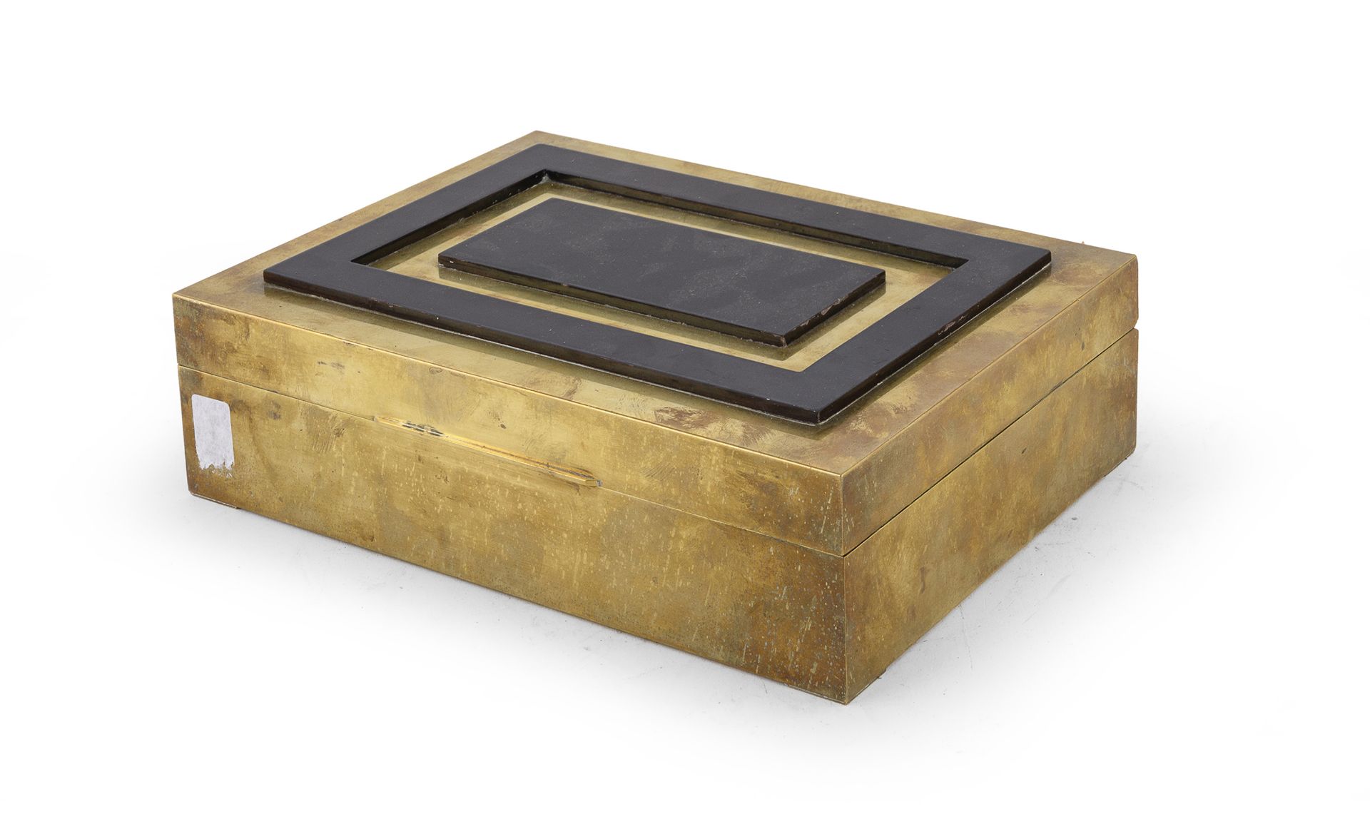 BRASS BOX BY TOMMASO BARBI 1970s